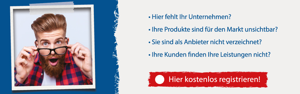 Hier kostenlos Ihr Unternehmen auf B2B Wirtschaft registrieren!