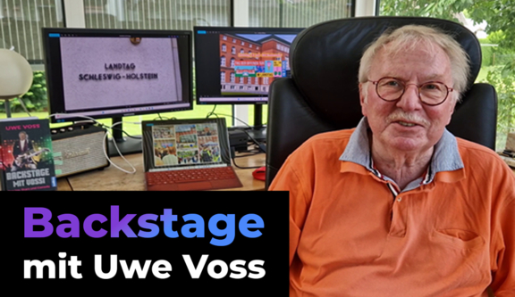 Backstage mit Vossi