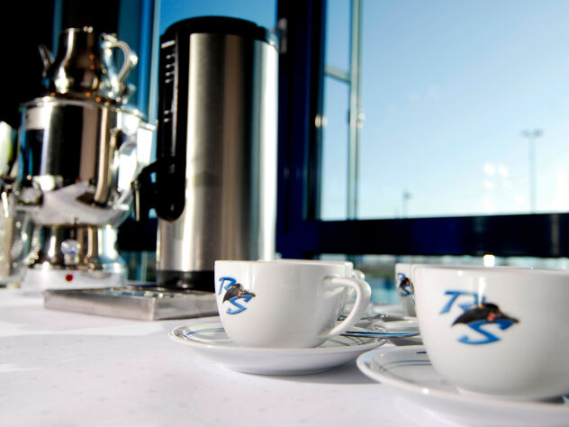 Kaffeepause im Restaurant