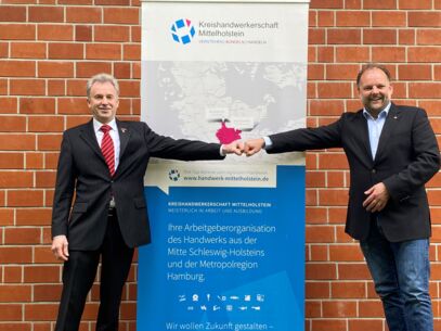 Lars Krückmann löst Michael Kahl als Kreishandwerksmeister ab