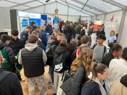 Dichtes Gedränge bei der Messe „Berufe live“
