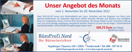 In Sachen Bildschirmarbeit: Ergonomie am Arbeitsplatz