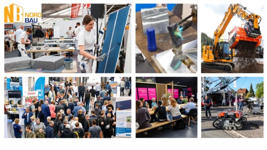 Forschung, Innovation und große Technik auf der NordBau 2026