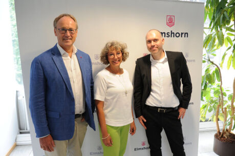 Werbung für den Standort Elmshorn auf der Expo Real in München