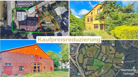 Schnäppchenjäger aufgepasst * Lukrativer 5/6 Erbteil an einem Geschosswhg.baugrdst. + 4,37ha Gartenland + an einem historischen Hof
