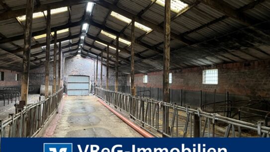 Vielseitige Nutzung : Landwirtschaftliches Stallgebäude mit 1,9 ha Grünland in Peissen zu verkaufen
