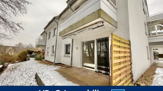 Ratzeburg: Erdgeschoss Eigentumswohnung: 3 Zimmer + Terrasse mit Blick ins Grüne in Seenähe gelegen