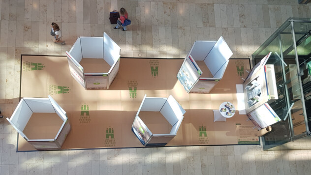 paprfloor in der EUROPAPASSAGE Hamburg