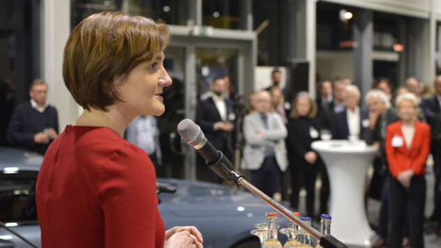 Simone Lange beim BDS Neujahrsempfang