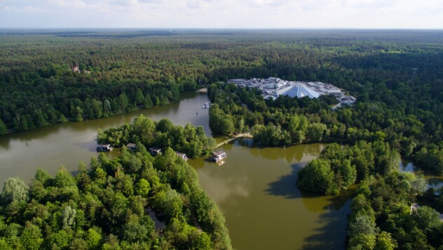Vogelperspektive Hausboote