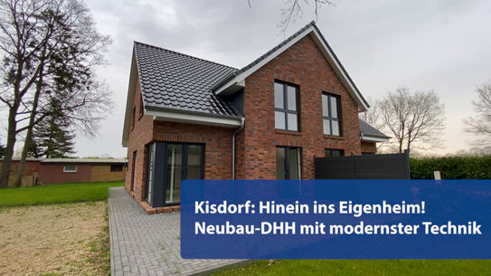 Hinein ins Eigenheim! Neubau-DHH in Kisdorf mit modernster Technik