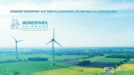 Hamburg Airport investiert rund 70 Millionen Euro in Bau eines eigenen Windparks
