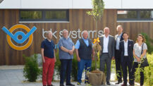 Besuch der Firma bk systems GmbH im Klein-Gewerbegebiet
