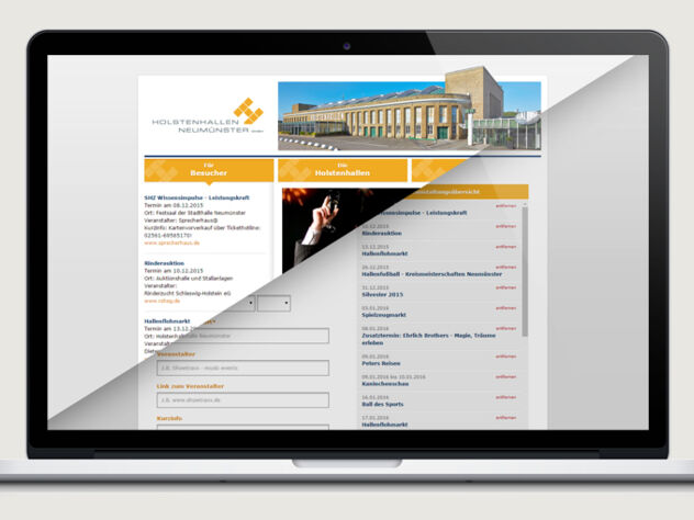 Programmierung Website + Backend
