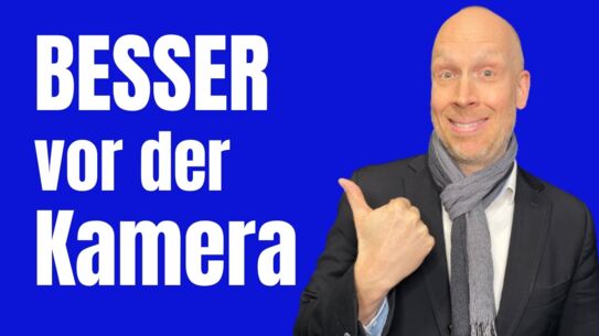 Authentisch und sicher reden vor der Kamera