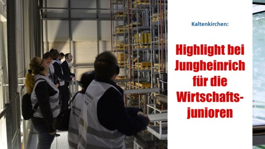 Highlight bei Jungheinrich für die Wirtschaftsjunioren 