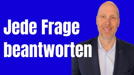 Bei jeder Frage auf den Punkt antworten - für jeden wichtig
