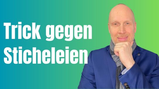 Die Ironie, die Angreifer entwaffnet ! - so einfach und gut