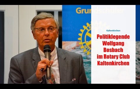 Politiklegende Wolfgang Bosbach im Rotary Club Kaltenkirchen 