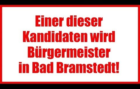 Einer dieser Kandidaten wird Bürgermeister in Bad Bramstedt