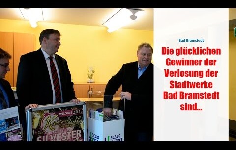 Die glücklichen Gewinner der Verlosung der Stadtwerke Bad Bramstedt sind...
