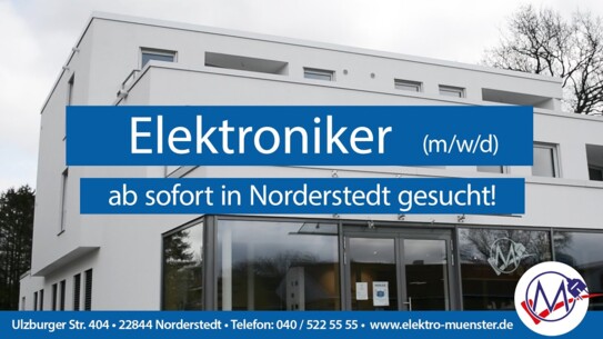 Elektroniker (m/w/d) für Energie- und Gebäudetechnik gesucht