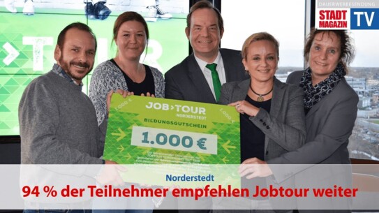 94% der Teilnehmer empfehlen Jobtour weiter