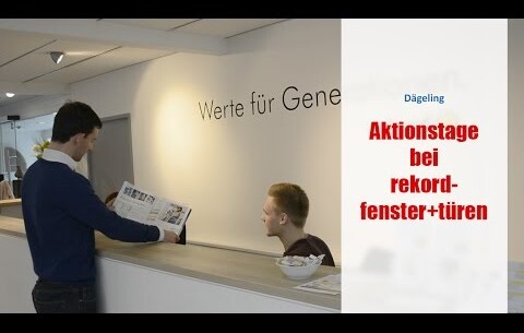 Aktionstage bei rekord-fenster+türen