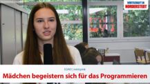 Mädchen begeistern sich für das Programmieren