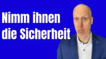 Der Satz der dein Gegenüber sofort verunsichert