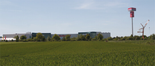 Einer der höchsten Werbetürme Deutschlands