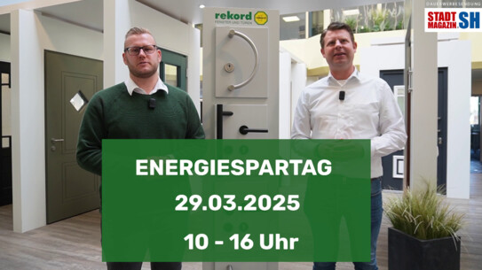 Energiespartag bei rekord-fenster+türen am 29. März 2025