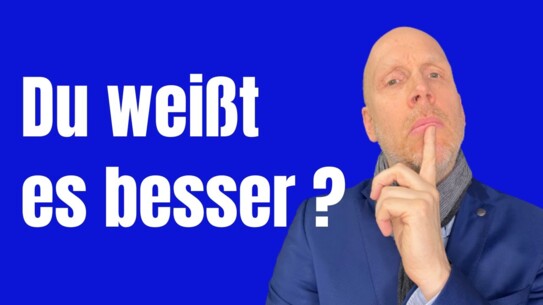 Wie du jeden Besserwisser kontern kann - wichtig im Gespräch