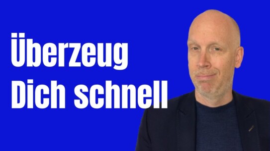 Wie Menschen schnell überzeugt werden können - oder eben nicht
