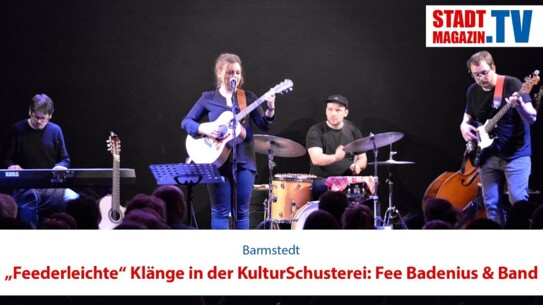 „Feederleichte“ Klänge in der KulturSchusterei: Fee Badenius &amp; Band