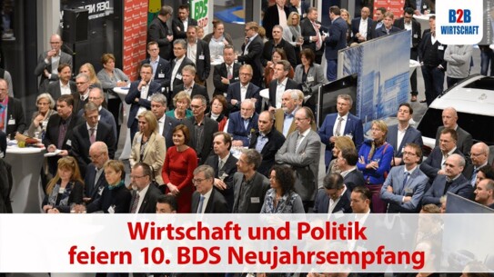 Wirtschaft und Politik feiern 10. BDS Neujahrsempfang