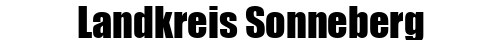 Landkreis Sonneberg